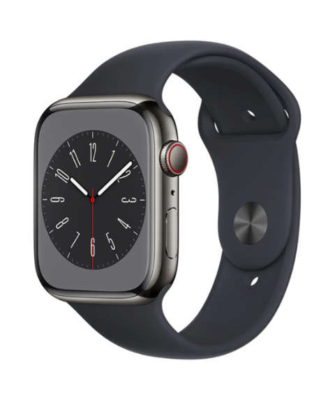 Apple Watch Series 5 Stainless Steel With Sport Band